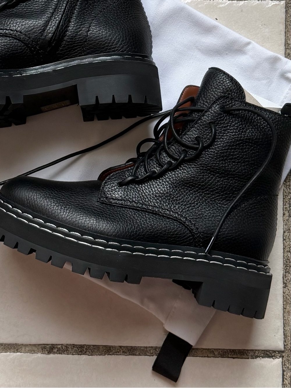Proenza Schouler Lug Sole Combat Boots